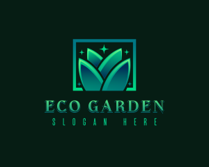 Leaf Eco Garden logo design