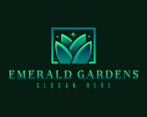 Leaf Eco Garden logo design