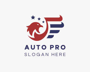 Election - American Eagle Patriot logo design