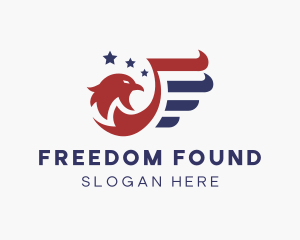 Independence - American Eagle Patriot logo design