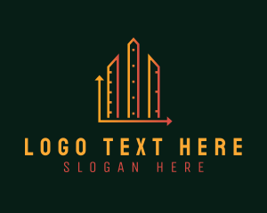 City - City Building Scale logo design