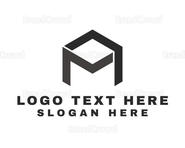 Logistics Box Delivery Logo