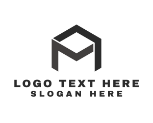 Letter A - Logistics Box Delivery logo design