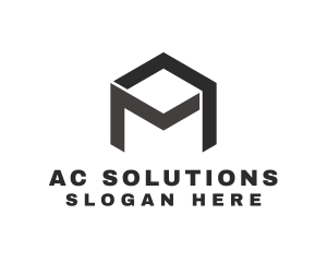 Logistics Box Delivery logo design