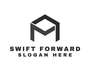 Forwarder - Logistics Box Delivery logo design