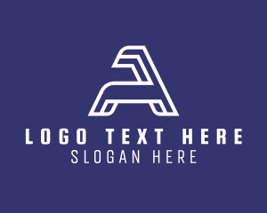 Minimalist - Minimalist White Letter A logo design
