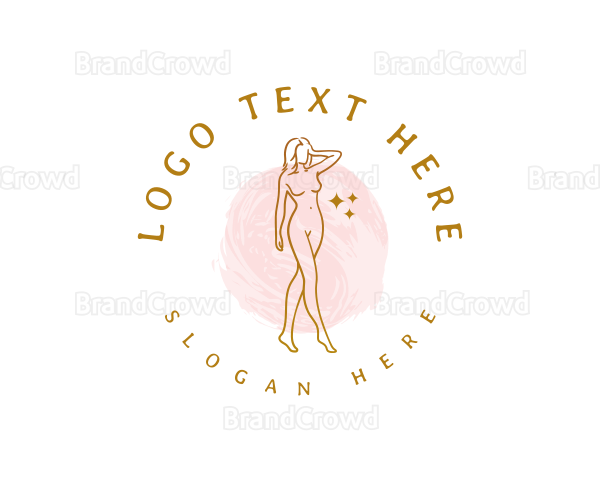 Sensual Woman Body Logo