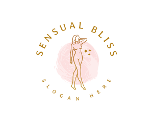 Sensual - Sensual Woman Body logo design