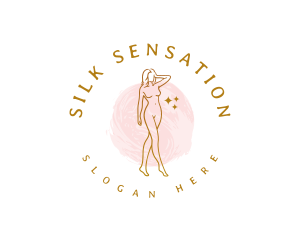 Sensual - Sensual Woman Body logo design