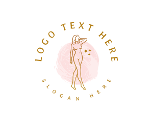 Sensual Woman Body Logo