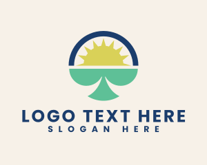 Vegetable - Farm Leaf Sprout logo design