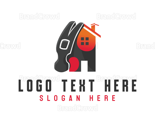 Hammer House Repairman Logo