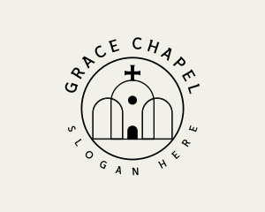 Catholic Chapel Cross logo design