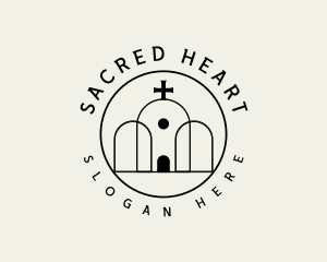 Catholic Chapel Cross logo design