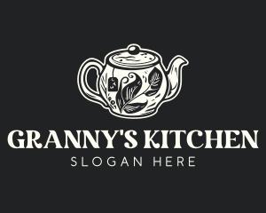 Organic Teapot Tea logo design