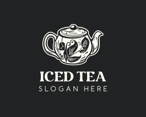 Organic Teapot Tea logo design