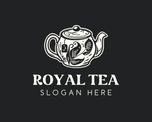 Organic Teapot Tea logo design