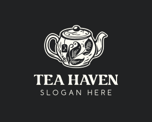 Organic Teapot Tea logo design