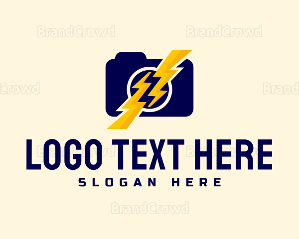 Flash Photography Camera Logo