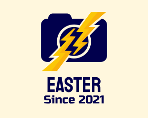 Lightning - Lightning Bolt Camera logo design