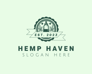 Cannabis Herb Medicine logo design