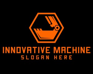 Machine - Machinery Excavator Machine logo design