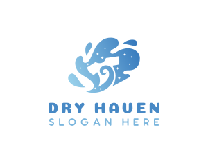 Water Shirt Laundry logo design