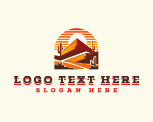 Sand - Western Desert Wilderness logo design