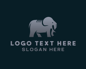 Botswana - Wild Zoo Elephant logo design