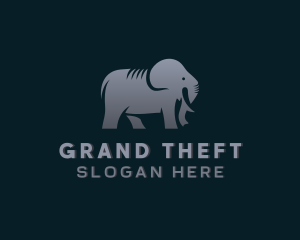 Mongoose - Wild Zoo Elephant logo design