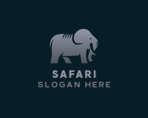 Botswana - Wild Zoo Elephant logo design