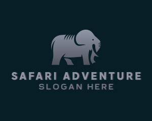 Botswana - Wild Zoo Elephant logo design