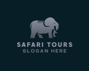 Wild Zoo Elephant  logo design