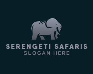 Tanzania - Wild Zoo Elephant logo design