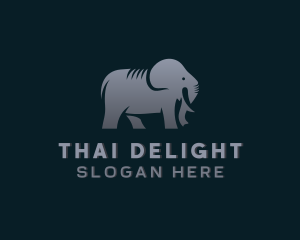 Thailand - Wild Zoo Elephant logo design