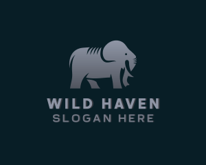 Wild Zoo Elephant  logo design