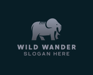 Wild Zoo Elephant  logo design