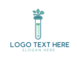 Test Tube - Test Tube Herbal Medicine logo design