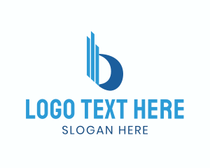 Loan - Building Letter B logo design