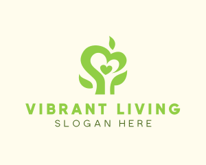 Living - Healthy Tree Organic logo design