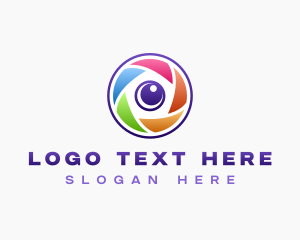 Lens - Photography Lens Shutter logo design