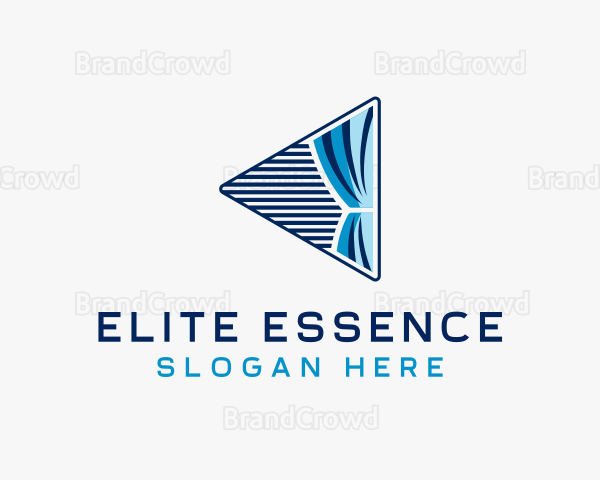 Window Blinds Curtain Logo