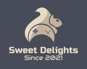 Online Game - Squirrel Gamepad logo design