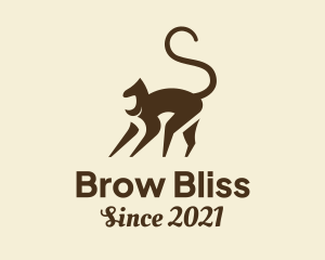 Brown Wild Monkey logo design