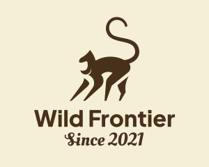 Brown Wild Monkey logo design