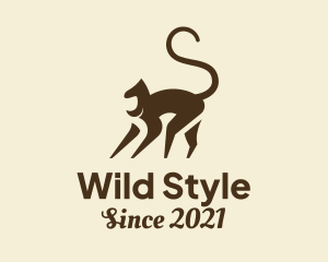 Brown Wild Monkey logo design