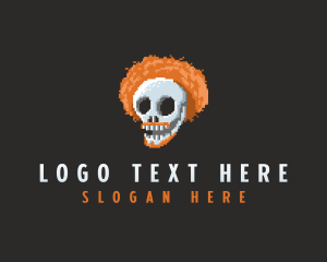 Skull - Wig Hair Artist logo design