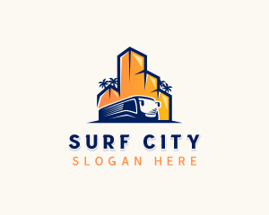 City Bus Transportation logo design