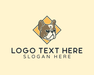 Pug - Bulldog Pet Veterinary logo design