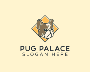 Pug - Bulldog Pet Veterinary logo design